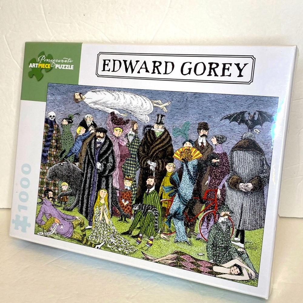 Edward Gorey “Untitled, 1965” Art Piece 1000 Piece Jigsaw Puzzle  NEW!